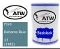 Preview: Ford, Bahama Blue, 3T (1982): 500ml Lackdose, von ATW Autoteile West.